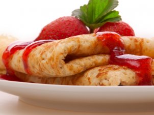 Healthy Red Berry & Vanilla Pancake Recipe